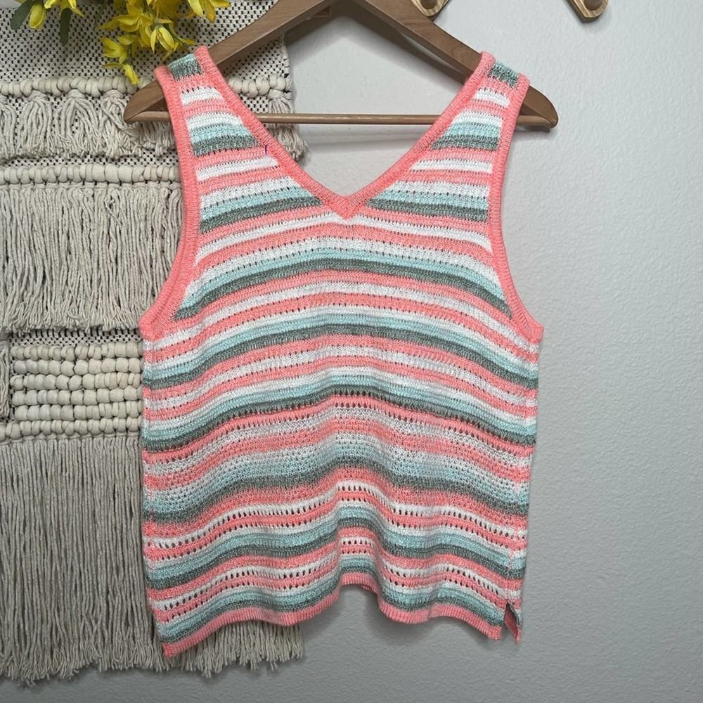 Cloud Chaser Striped Knit Tank Top - Picture 3 of 6